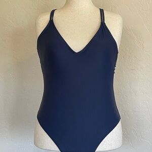 Hurley Navy Blue One Piece Swimsuit
